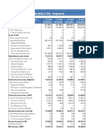 HCL Income Statement