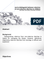 Scoring System To Distinguish Between Rotavirus and Non-Rotavirus Diarrhea in Children