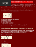 Caidas de Presion Por Friccion en Conductos Mineros y Ductos de Ventilacion