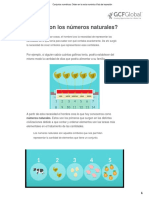 Los Conjuntos Numericos