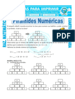 Pirámide Numérica para Cuarto de Primaria