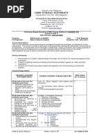 SC 102 Course Outline 1st Sem 2018