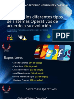 Clasificar Los Diferentes Tipos de Sistemas Operativos