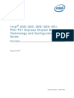 Intel Q35/Q33, G35/G33/G31, P35/P31 Express Chipset Memory Technology and Configuration Guide