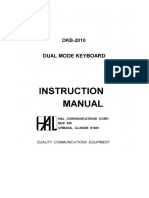 Hal Dkb-2010 Manual