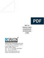 MIC-12 Controller Interfacing Card Traffic Light: Salicon Nano Technology Pvt. LTD