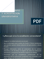 Licenciamiento y Acreditación Universitaria