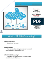 Mobile Computing: Course Name