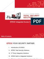 IDTECK Integrated System Overview - 2018 11