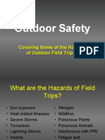 Outdoor Safety: Covering Some of The Hazards of Outdoor Field Trips