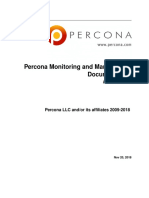 Percona Monitoring An Management