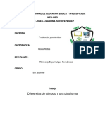 Diferencia Entre Equipo de Cómputo y Plataforma Indice