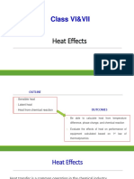 Class VI&VII: Heat Effects