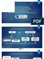 Proceso Registro de Proveedores