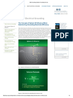 About Electrical Grounding: The Concept of Sphere of Influence When Determining Grounding Electrode Efficiency