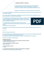 Economia e Mercado - Unidade III