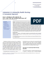 Simulation in Community Health Nursing: A Conceptual Approach