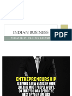 Indian Business: Prepared By: Ms - Hirva Goswami