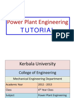 Power Plant Tutorial Sheets PDF