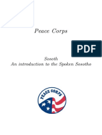 Peace Corps - An Introduction To Spoken Sesotho