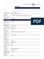 Enquire Vehicle Registration Details: Owner Particulars