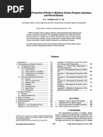 Thermophysical Properties of Fluids. II. Methane, Ethane, Propane, Lsobutane and N-Butane