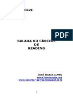 Oscar Wilde Balada Do Carcere de Reading