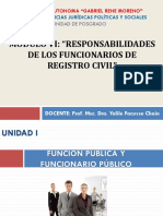 Modulo de Responsabilidades UNIDAD I, II Y III