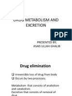 Drug Metabolism and Excretion by Asad