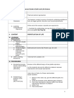 Lesson Guide in Earth and Life Science I. Objectives: at The End of The Session, Students Are Expected To