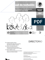 Mi Manual de Inclusion Educativa