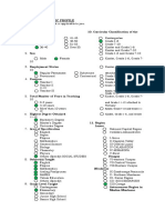 Part I: Demographic Profile: School