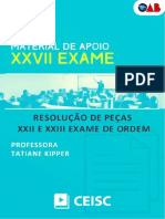 Resolução Do Exame XXII e XXIII