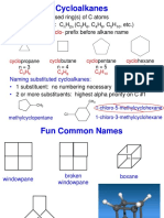 Cycloalkanes Conformers