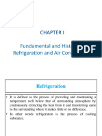 CHAPTER 1 - Fundamental and History of Refrigeration and Air Conditioning