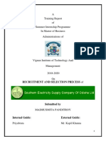 A Training Report of Summer Internship Programme in Master of Business Administrations of