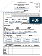 Bill Distributor-Fesco Application Form