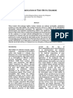 S P T - B C: Ynthesis and Urification of ERT Utyl Hloride