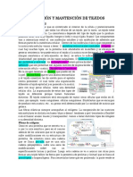 Formacion y Mantencion de Tejidos