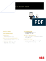 I/P Signal Converter For Standard Signals: TEIP11