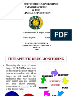 "Therapeutic Drug Monitoring" Aminoglycoside & The Clinical Application