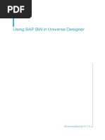 Using SAP BI in Universe