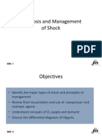 Diagnosis and Management of Shock