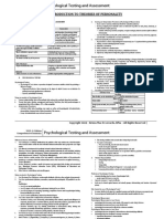 Intro To Psychological Assessment