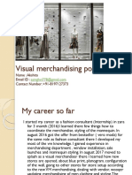 Visual Merchandising Portfolio: Name: Akshita Email ID: Contact Number: +91-8197127373