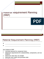 Material Requirement Planning