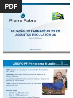 Atuação Do Farmacêutico em Assuntos Regulatórios