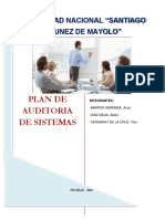 Plan de Auditoria Sistemas