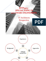 BITP3423 - Special Topic in Software Engineering: IT Architects Perspective