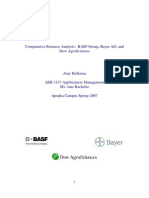 Comparative Business Analysis BASF Group, Bayer AG, and Dow ...